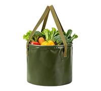 Secchio pieghevole portatile - Cestino in PP anti-perdita, 30 x 33 x 3 cm | Secchio ad acqua pieghevole di grande capacità maniglia per campeggio, pesca, viaggio, uso esterno | Secchio pieghevole per
