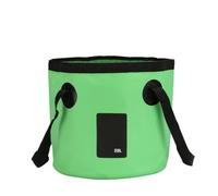 Secchio Pieghevole Portatile Da 12/20 Litri | Secchio da pesca pieghevole, contenitore for la conservazione dell'acqua da campeggio(Green-20L)