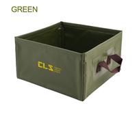 Secchio pieghevole portatile e impermeabile per pesca campeggio secchio quadrato