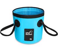Secchio pieghevole, secchio pieghevole, 20 l, per esterni, pieghevole, per feste e giardino (blu, 20 l), secchio pieghevole in tessuto durevole per campeggio, pesca