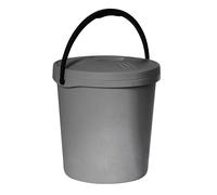 Secchio Plast Team 16L coperchio manico argento 20620803