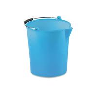 Secchio Politene Stef Con Bordo 17 Litri Azzurro Stefanplast