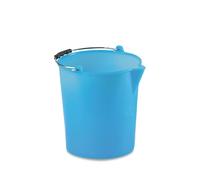 Secchio Politene Stef Con Bordo 9 Litri Azzurro Stefanplast