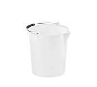 Secchio Politene Stef Con Bordo 9 Litri Bianco Stefanplast