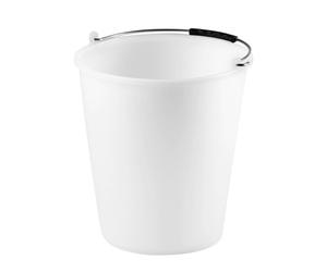 Secchio Politene Stef Senza Bordo 12 Litri Bianco Stefanplast