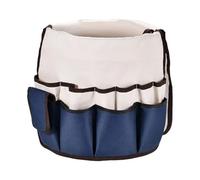 Secchio porta attrezzi impermeabile Tessuto rinforzato con tasche laterali Secchio facile da piegare Organizzatori borse per attrezzi Borsa per attrezzi a secchiello