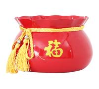 Secchio Portaoggetti Per Il Capodanno Cinese Decorativo Fiori Bouquet Di