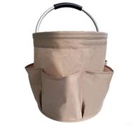 Secchio portautensili, borsa organizer per attrezzi da giardino, borsa pieghevole per attrezzi da giardino, organizer portatile multifunzione per la pulizia, organizer per snack e articoli da toeletta