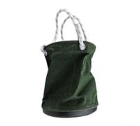 Secchio portautensili con tela ispessita e base rinforzata per cantieri (verde)