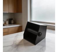 Secchio professionale quadrato per caffè con struttura in ABS, antiruggine, uso a lungo termine e nucleo in acciaio con strato di assorbimento del rumore in silicone