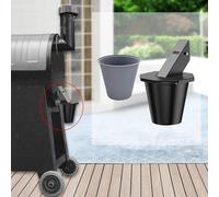 Secchio Raccogli Grasso Con Rivestimento In Silicone Per Grigliate, Campeggio E