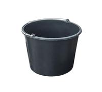 Secchio Recipiente Universale in Plastica, con Manico in Metallo per Trasporto, Diametro 38 x H28 cm, Capienza 20 Litri e Scala di Misurazione Interna