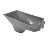 Secchio Rettangolare Aperto per Sedia Doccia Comoda, Antischizzo | Plastica, Scarico Diretto e Tenuta Contro Perdite, Uso in Bagno o Vicino al Riposo