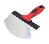 Secchio scoop 6 pollici in acciaio inossibile a forma di a forma di muro strumento di costruzione di pala per contenere materiali adesivi a mortaio di fango