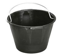 Secchio - secchio in plastica da 12 litri, ideale per lavori, robusto e leggero, facile da trasportare e da maneggiare, design pratico e durevole.