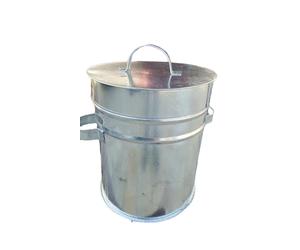 SECCHIO SMORZA CARBONE SPEGNI FUOCO CAMINO STUFA BRACE MISURA 27 CM x 30 CM