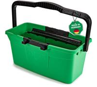 Secchio Unger da 12 litri (Per lavavetri fino a 35 cm di larghezza, Con scala dei litri, Con griglia di rotazione, Forma rettangolare) QB12B