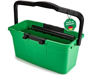 Secchio Unger da 12 litri (Per lavavetri fino a 35 cm di larghezza, Con scala dei litri, Con griglia di rotazione, Forma rettangolare) QB12B