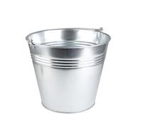 Secchio Zincato 15 Litri Secchio D'Acqua Secchio Di Metallo Secchio Decorativo