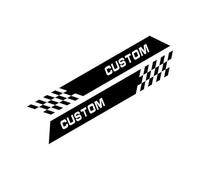SECDRPOQA 2 Adesivi per Auto, Strisce Sportive in Vinile, per Transit Custom Tourneo MK7 MK8, Accessori per Tuning