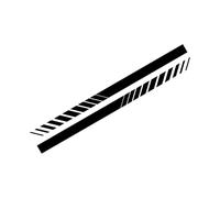 SECDRPOQA 2 Pezzi Adesivi in Vinile per portiera Laterale dell'auto, per Audi BMW E39 E46 E91 Mercedes Benz Citroen Acura Volkswagen Skoda Renault