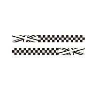 SECDRPOQA 2 Pezzi Adesivi per Strisce Laterali per portiera Auto, per Mini Cooper R56 R57 R58 R50 R52 R53 R59 R61 Countryman R60 F60 F55 F56 F54