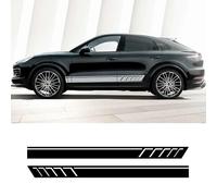 SECDRPOQA Adesivi in Vinile per minigonne Laterali Auto, Adesivi Laterali per Portiere, per Accessori per Lo Styling dell'auto Porsche Cayenne