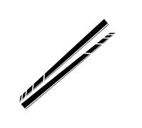 SECDRPOQA Adesivi Laterali per portiera Auto, 2 Pezzi, per Accessori in Vinile Volkswagen T3 T4 T5 T6