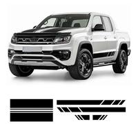 SECDRPOQA Minigonne Laterali Sportive per Cofano Anteriore dell'auto, per Adesivi in Vinile per Auto Volkswagen Amarok
