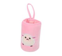 SECFOU 1 Pc Copri Biberon Adorabile Custodia Per Bottiglia Custodia Per Biberon Astuccio Per Biberon Protettore Della Bottiglia Rifornimento Del Bambino Tessuto Non Tessuto Rosa