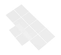 SECFOU 10 Pezzi Pellicola Diffusore di Luce LED Bianco in Pet 5x5cm con Adesivo per Illuminazione Domestica e Protezione Vista Installazione Facile