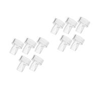 SECFOU 10 Pezzi Valvole in Silicone Antireflusso per Tiralatte Manuale Accessori Sicuri senza Sbavature per Allattamento di Ragazzo Ragazza e Genitori
