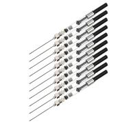 SECFOU 10pezzi Ricariche per Penne Stilografiche Nero Dispositivo di Assorbimento Inchiostro Pratico e Facile da Pulire Accessorio per Ricarica Rapida e Precisa Compatibile