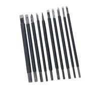 SECFOU 10pezzi Strumenti per Incisione in Acciaio Tungsteno Kit Professionale per Intaglio Pietra e Sigilli Fatti Mano Coltelli e Sgorbia Manuali per Artigianato Sculpting