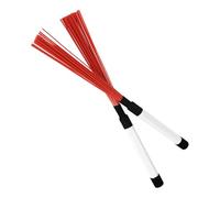 SECFOU 1paio Bacchette Per Batteria Spazzole Per Percussioni Con Impugnatura Confortevole e Design Compatto Per Strumenti Musicali e Jazz