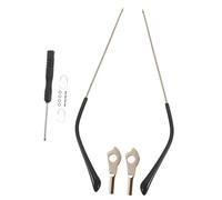 SECFOU 1paio Kit Di Ricambio Per Occhiali Templi Lega Facili Da Installare Compatibili Con Diverse Montature Design Antiscivolo Per Comfort Ottimale
