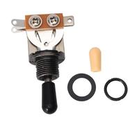 SECFOU 1pezzi Level Sound Pickup Per Chitarra -type Con Pulsante Velocità Nero Jet Progettato Per Durabilità e Controllo Facile