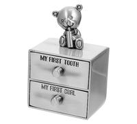 SECFOU 1pezzi Scatola Porta Denti Per Custodia Per Denti Decidui Organizzatore Compatto Per Memorie Familiari Design Elegante e Facile Da Utilizzare