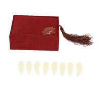 SECFOU 1set Plettro Per Guzheng Accessori Professionali Per Strumenti Corda Uncini Per Pratiche Di Gioco Con Design Ergonomico e Comfort Per Dita