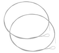 SECFOU 2 Pezzi Corde di Acciaio per Dulcimer, Accessorio di Ricambio 22# Argento, per Sostituire le Corde nel Borsa del Dulcimer
