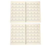 SECFOU 2 Pezzi Quaderno per Tablature Chitarra a 6 Corde con Layout Professionale, Carta e Spazio Organizzato per Scrivere Canzoni, per Musicisti e Principianti Durante Lezioni o Pratica