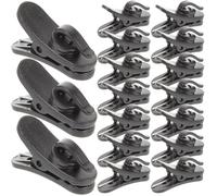 SECFOU 20 Pezzi Clip per Microfono da Bavero Piccole e Leggere, Supporto per Microfono Lavalier Resistente, Fermacravatta da Bavero per Scuola, Ufficio e Teatro