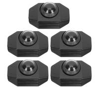 SECFOU 5 Pezzi Interruttore Dimmer Rotativo Nero per Lampada da Tavolo e Lampade Standard Controllo Luminosità e Materiale in Plastica, Facile da Usare per Anziani