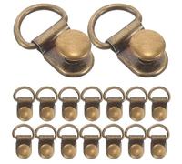 SECFOU 50 Pezzi Ganci e Fibbie per Lacci Stivali in Metallo Resistente, Kit Riparazione Lacci Scarpe da Trekking, Accessori per Calzature Outdoor Fissaggio Sicuro e Regolazione Flessibile