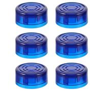 SECFOU 6 pezzi Tappi Pedale Chitarra in Plastica Effetto Protezione Piede con Bordi Lisci Facile da Installare per Effettistica Elettrica