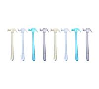 SECFOU 8 Penne a Sfera a Punta Fine 0,5 Mm per Studenti, Penne Segnaletiche Portatili a Forma di Martello in Set da 8 Pezzi Multicolore per Scuola e Ufficio