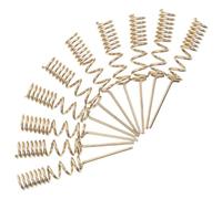 SECFOU Antenna a Molla Elicoidale in Rame Fosforoso Set 10 Pezzi Bobina Saldata per Trasmissione Segnale Dati Compatibile Tv Radio e Router Wireless per Comunicazione Wireless Stabile