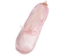 SECFOU Astuccio Design Multifunzionale Grande Capacità P Rosa a Forma di Scarpe da Danza per Organizzare Penne e Accessori Durante i Viaggi