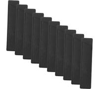 SECFOU Astuccio Per Penna in Pelle Pu Nero Set Da 10 Pezzi Inserti Protettivi Portapenne Per Infermieri e Medici Per Uso Professionale in Tasca