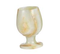 SECFOU Bicchiere Da Vino in Marmo Naturale Opera D'arte Solida Elegante Decorazione Per Interni